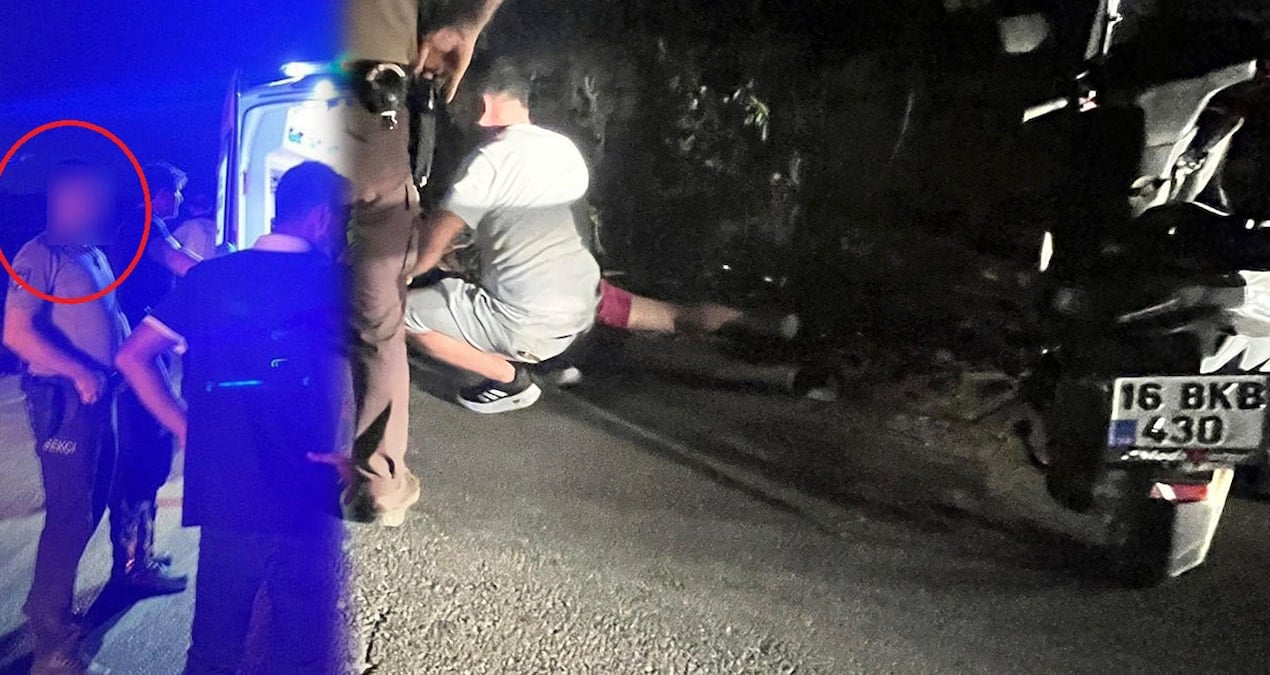 bekci otomobiliyle motosiklet surucusune carpip serbest kaldi surucu oldu FCaKQekY