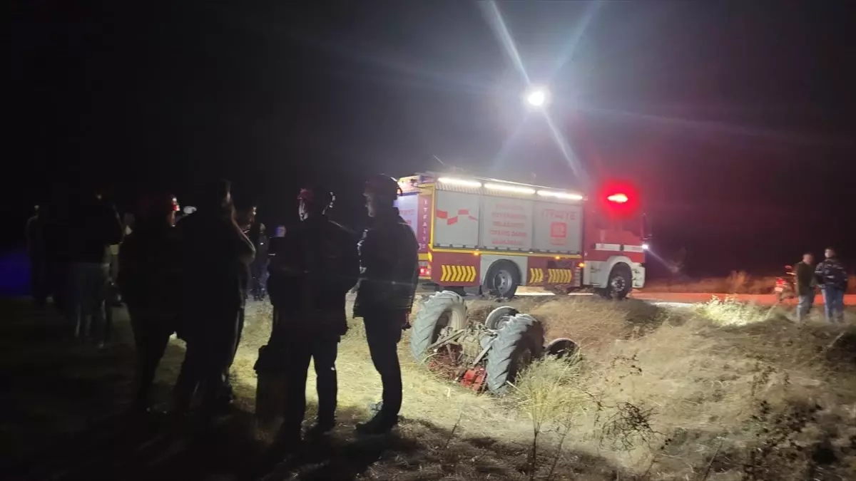 traktor devrildi surucu hayatini kaybetti 5yFDYfdE