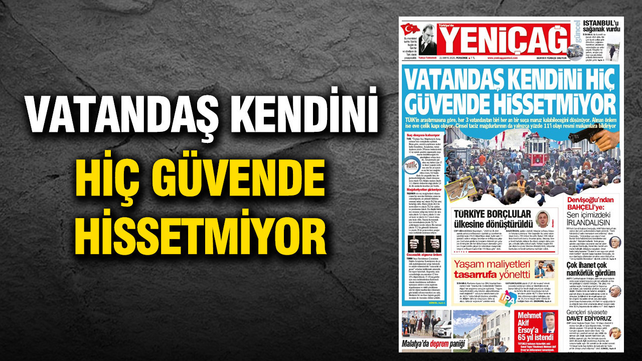Türkiye’de Suç Algısı: Vatandaşlar Kendini Güvende Hissetmiyor